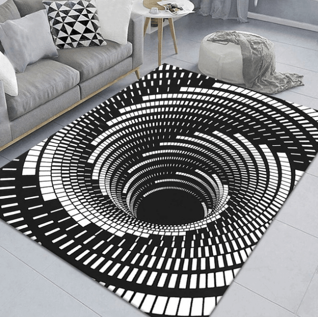 Creative Illusion Non-Slip Indoor Area Rug (1pc) - Y Files