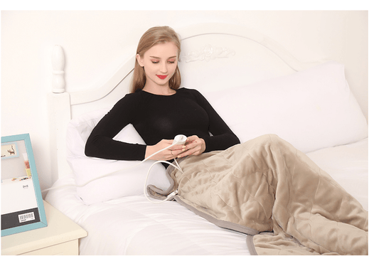 Electric Heated Blanket & Knee Warmer for Home Use - Y Files