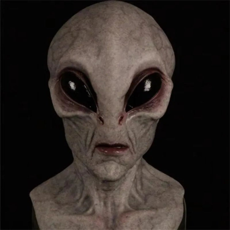Halloween Alien Mask Cosplay Horror UFO Skull Latex Masks Helmet Carnival Dress Up Party Costume Props - Y Files