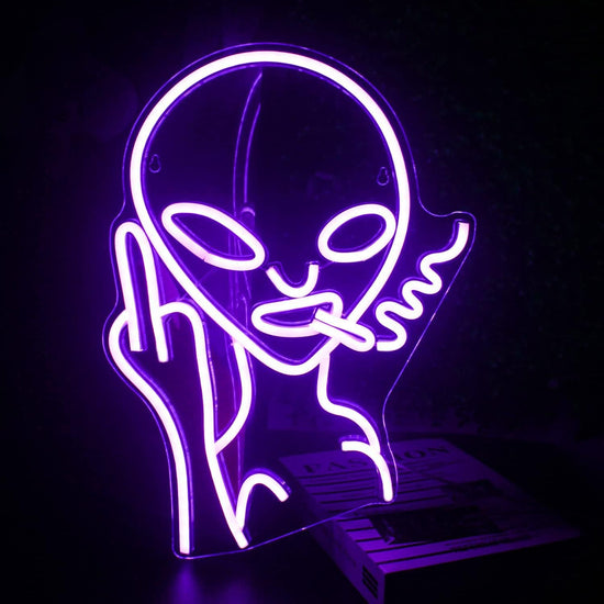 LED Alien Neon Light for Party Room Decor - Y Files