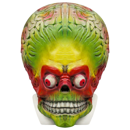 Lyxaof Mars Attacks Mask Realistic Brain Alien Mask Full Head Monster Headwear Scary Halloween Cosplay Costume Prop for Adult (Alien Brain) - Y Files