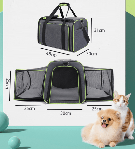 Portable One-Shoulder Folding Pet Carrier Bag - Y Files