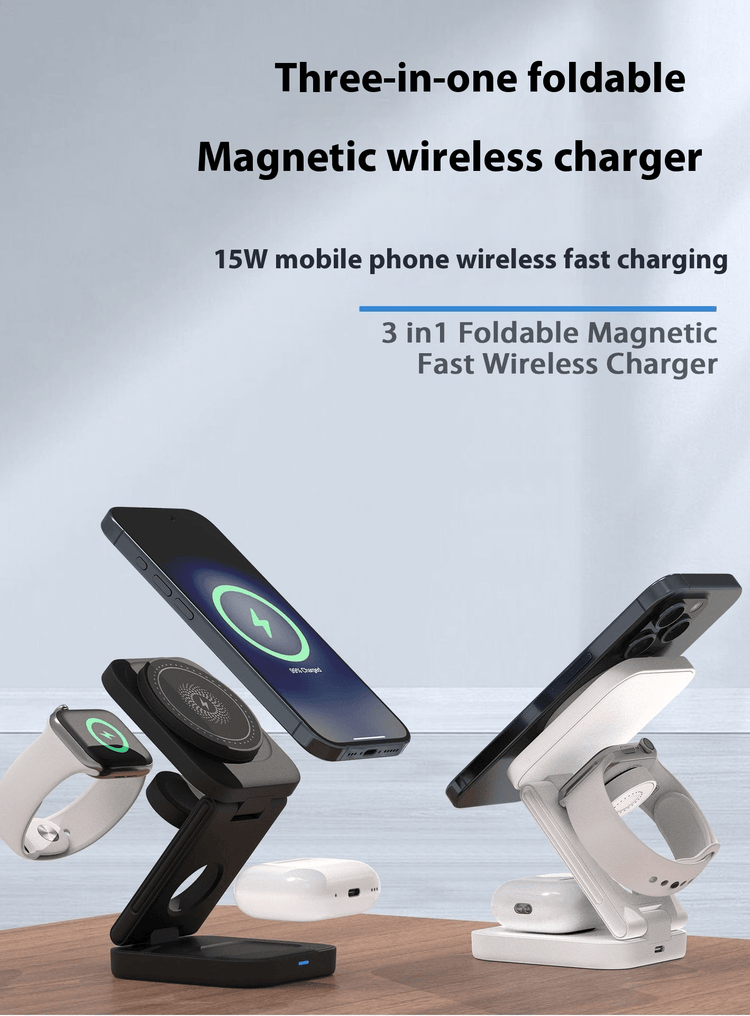 3 IN 1 FOLDABLE WIRELESS CHARGER - Y Files