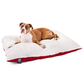 36x48 Red Rectangle Pet Dog Bed By Majestic Pet Products Large - Y Files