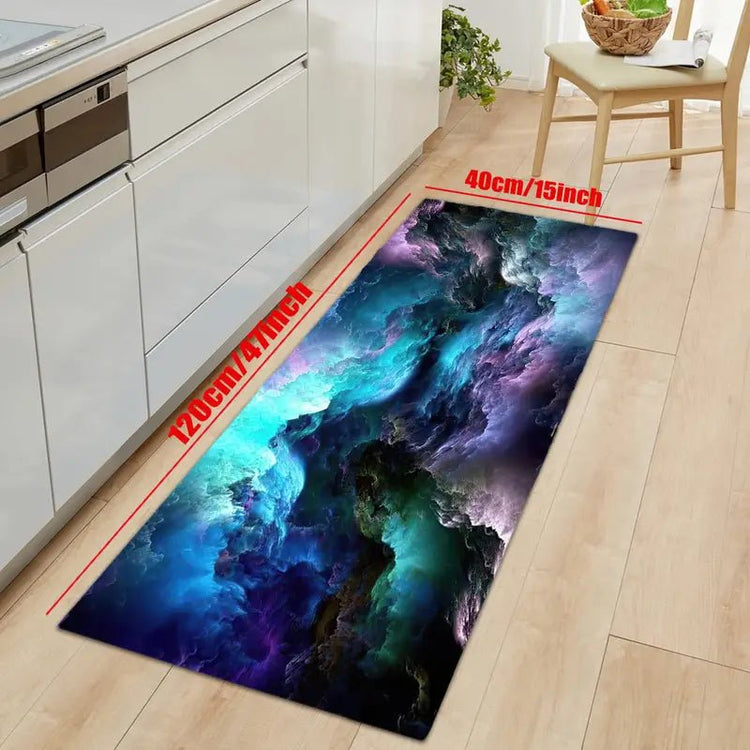 3D Galaxy Space Star Area Rug for Living Room Decor - Y Files