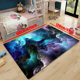 3D Galaxy Space Star Area Rug for Living Room Decor - Y Files