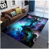 3D Galaxy Space Star Area Rug for Living Room Decor - Y Files