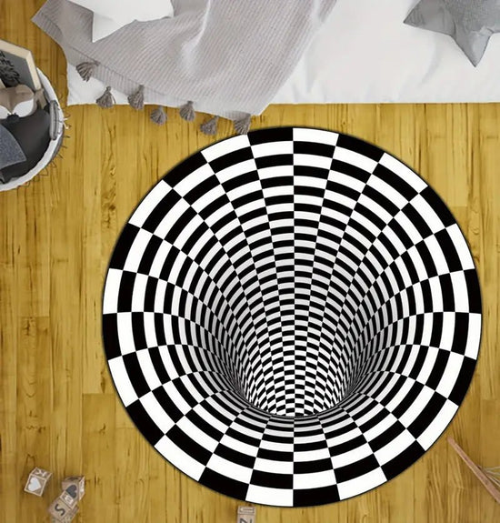3D Vortex Illusion Non-Slip Area Rug for Home Decor - Y Files
