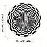 3D Vortex Illusion Non-Slip Area Rug for Home Decor - Y Files
