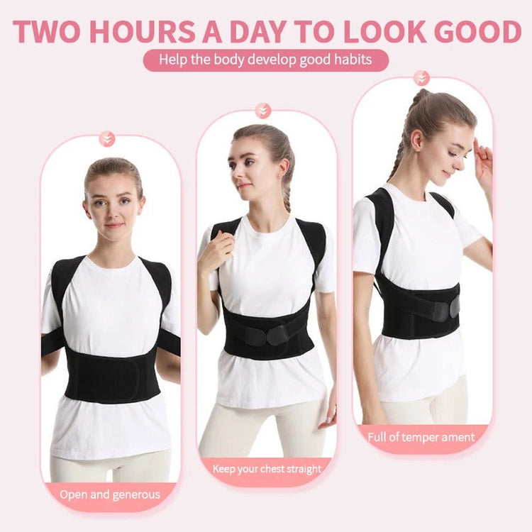 Adjustable Back Posture Brace for Office and Gym Use - Y Files