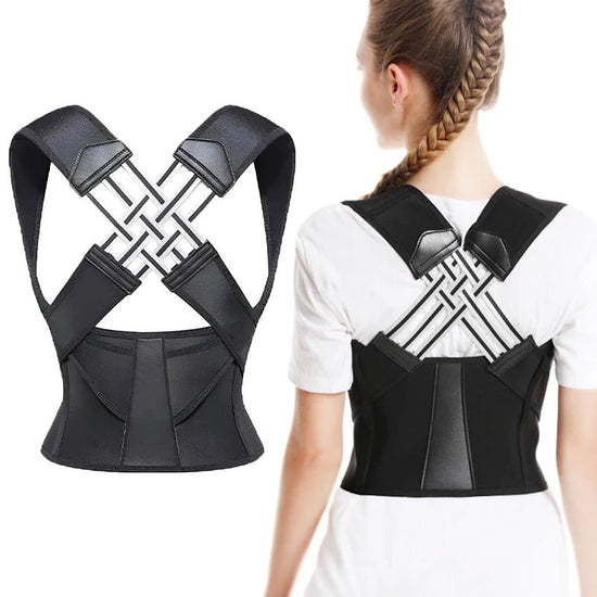 Adjustable Back Posture Brace for Office and Gym Use - Y Files