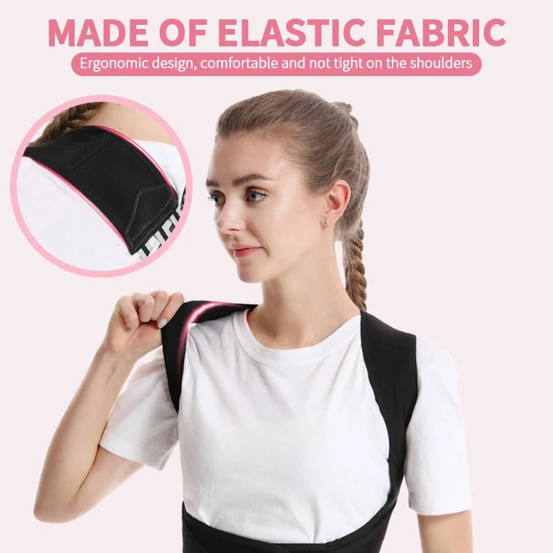 Adjustable Back Posture Brace for Office and Gym Use - Y Files