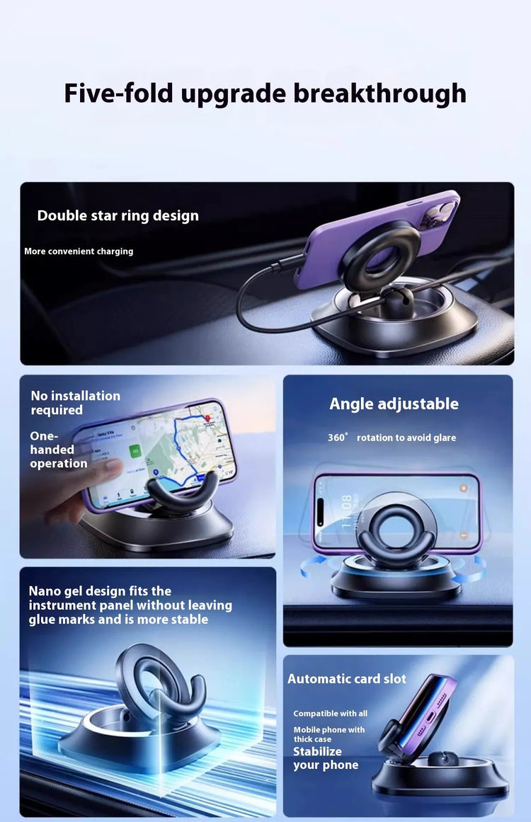 Adjustable Car Mount Magnetic Phone Holder - Y Files