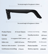 AI Camera Smart Glasses - Y Files