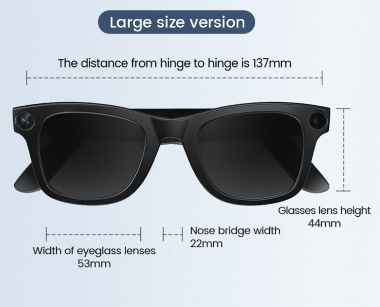 AI Camera Smart Glasses - Y Files