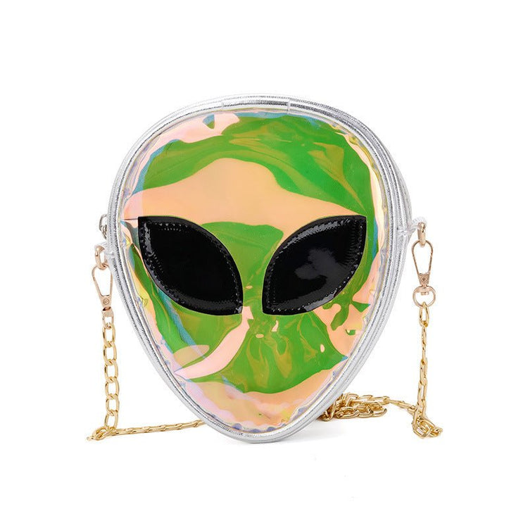Alien Laser Transparent Shoulder Bag - Jelly Style - Y Files