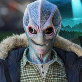 Alien Mask UFO UFO Props Halloween Horror Headset - Y Files