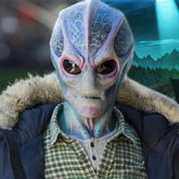 Alien Mask UFO UFO Props Halloween Horror Headset - Y Files
