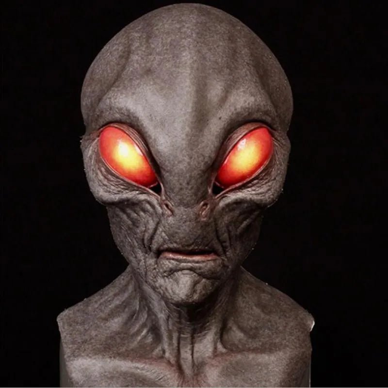 Alien Mask UFO UFO Props Halloween Horror Headset - Y Files