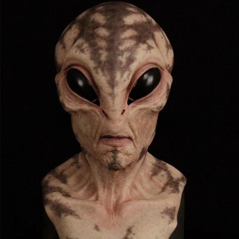 Alien Mask UFO UFO Props Halloween Horror Headset - Y Files
