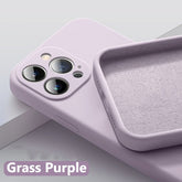 Astubia Square Liquid Silicone Phone Case for iPhone 11-14 - Y Files