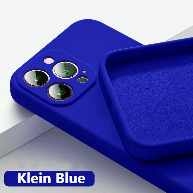 Astubia Square Liquid Silicone Phone Case for iPhone 11-14 - Y Files