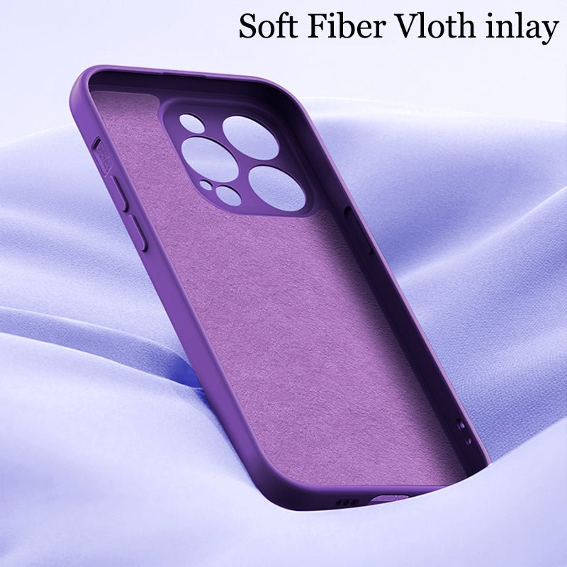 Astubia Square Liquid Silicone Phone Case for iPhone 11-14 - Y Files