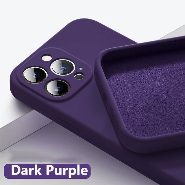 Astubia Square Liquid Silicone Phone Case for iPhone 11-14 - Y Files