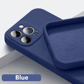 Astubia Square Liquid Silicone Phone Case for iPhone 11-14 - Y Files