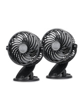 BLACK+DECKER 4" Convertible Cooling Fan Clip Fan and Standing Fan for Home or Office Portable Fan for Tabletop with 3 Speed Settings and Adjustable Tilt Angle Desk Fan 2-Pack Black - Y Files