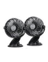 BLACK+DECKER 4" Convertible Cooling Fan Clip Fan and Standing Fan for Home or Office Portable Fan for Tabletop with 3 Speed Settings and Adjustable Tilt Angle Desk Fan 2-Pack Black - Y Files
