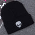 CHILLAX Alien Embroidered Knit Beanie for Men & Women - Y Files