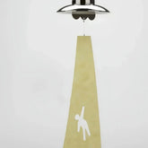 Creative Spaceship Design Wind Chime Pendant Japanese Style UFO Hanging Craft Courtyard Home Decor Gift for Alien Enthusiasts - Y Files