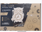 DIY Wooden Mechanical Owl Clock Model for Home Decor - Y Files