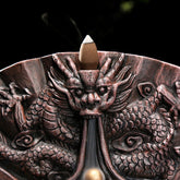 Dragon Tower Incense Burner - Half Mechanical Ceramic Decor - Y Files