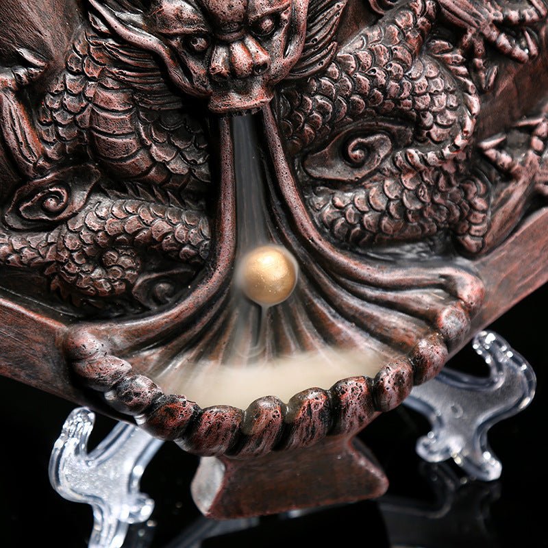Dragon Tower Incense Burner - Half Mechanical Ceramic Decor - Y Files