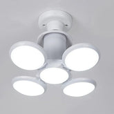 E27 LED Football UFO Bulb Foldable Fan Blade Lamp for Ceiling Light Downlight Bedside Table Reading Light - Y Files
