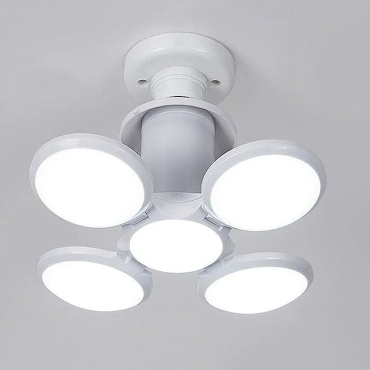 E27 LED Football UFO Bulb Foldable Fan Blade Lamp for Ceiling Light Downlight Bedside Table Reading Light - Y Files