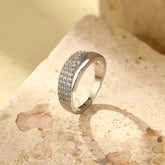 Elegant Adjustable Sparkle Ring - Y Files