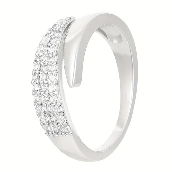 Elegant Adjustable Sparkle Ring - Y Files