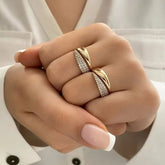Elegant Adjustable Sparkle Ring - Y Files