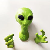 Green Alien Wall Hanging Art UFO Visitor 51 Area Extraterrestrial Organism Monster Study Living Room Ornament Lover&
