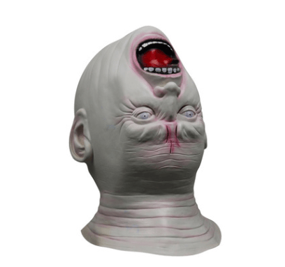 Halloween Alien Head Mask with Zombie Demon Design - Y Files