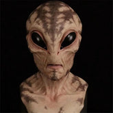 Halloween Alien Mask Cosplay Horror UFO Skull Latex Masks Helmet Carnival Dress Up Party Costume Props - Y Files
