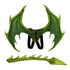 Halloween Demon Dragon Costume Props with Wings Mask - Y Files