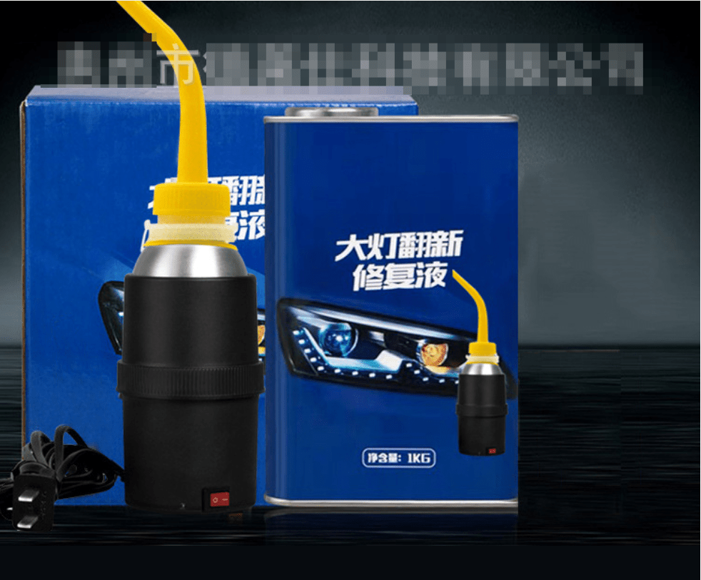 Headlight Restoration Kit - Repair Fluid and Tools - Y Files