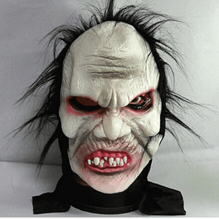 Horror Zombie Face Mask - Scary Halloween Costume - Y Files