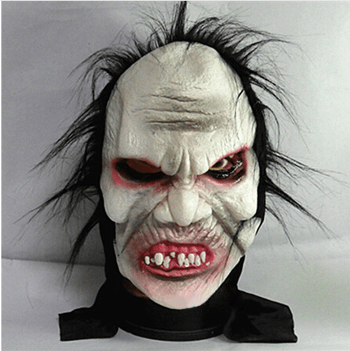 Horror Zombie Face Mask - Scary Halloween Costume - Y Files