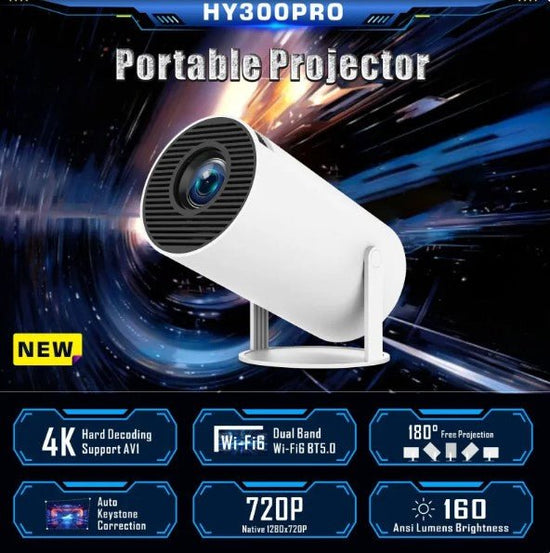 HY300 Pro Projector Home Theater - Y Files