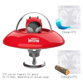 Inertial rotating UFO car ornaments dashboard air freshener interior accessories decoration solid perfume fragrance diffuser fun - Y Files